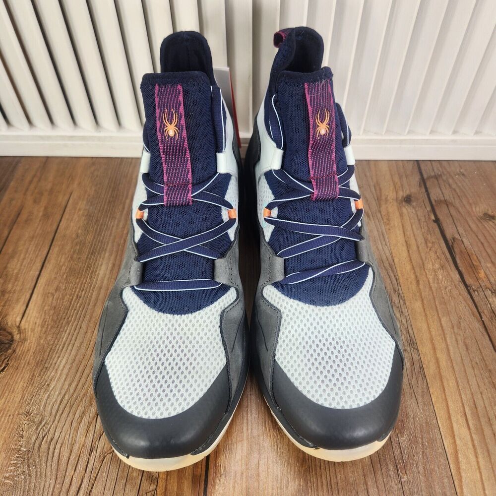 Spyder Cadence Women's 10 M Blue Gray Waterproof Mid Trail Hiking Sneakers Shoes - Picture 8 of 10